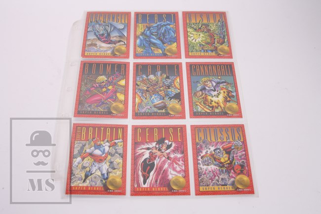 Colección Completa 100 Cartas / Trading Cards X-Men Series 2 Marvel - Skybox 1993 + 2 Chase Cards