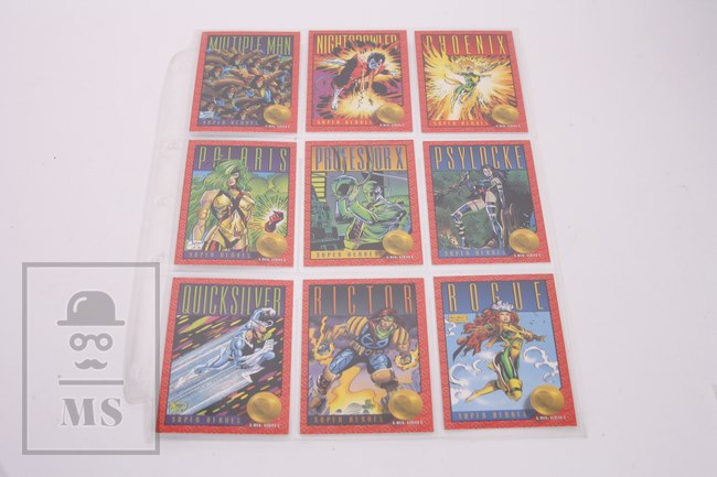 Colección Completa 100 Cartas / Trading Cards X-Men Series 2 Marvel - Skybox 1993 + 2 Chase Cards