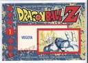 Cromo Dragon Ball Z Serie 2 Número 1 - Vegeta - Bird Studio 1989 - Back