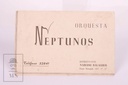 Postal Promocional Orquesta Musical Los Neptunos Años 50 - Barcelona - Narciso Balaguer Música - Reverso