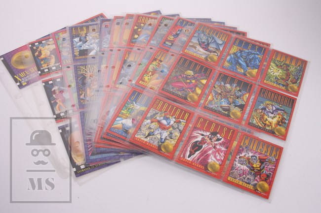 Colección Completa 100 Cartas / Trading Cards X-Men Series 2 Marvel - Skybox 1993 + 2 Chase Cards